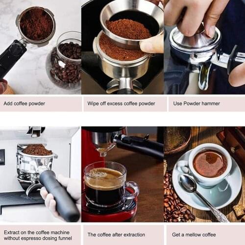 51/53/55 / 58Mm Espresso Coffee Dosing Ring - Portafilters Coffee Filter Replacement Ring For Espresso