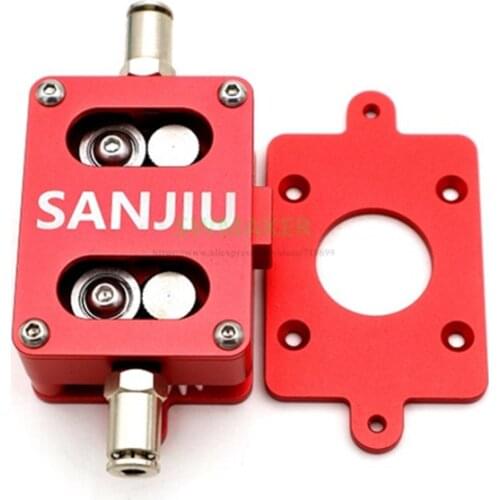 Red Black 3D Printer UM2 Ultimaker 2 Extended+ Extruder Feeder Double wheel Reducer Extruder 1.75/2.85/3mm Filament