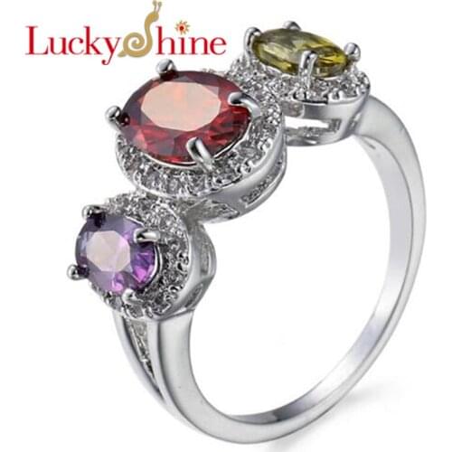 Luckyshine Rings With Cubic Zirkonia For Women
