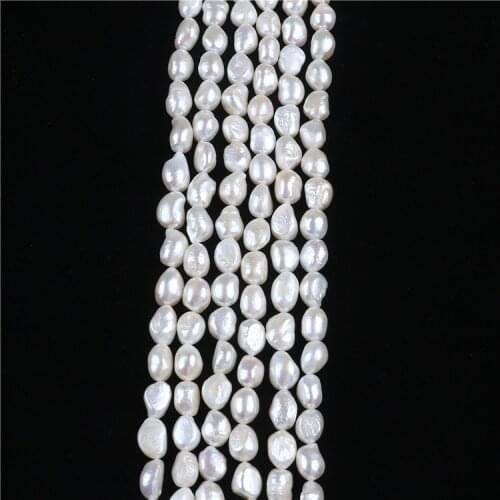 Cheap Price A 10-11mm Baroque Shape Real Natural Freshwater Pearl String Price For Sale