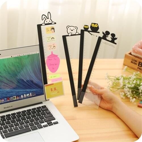 Portable Sticky Card Holder Note Transparent Monitor Memo Board Computer Screen Sticker