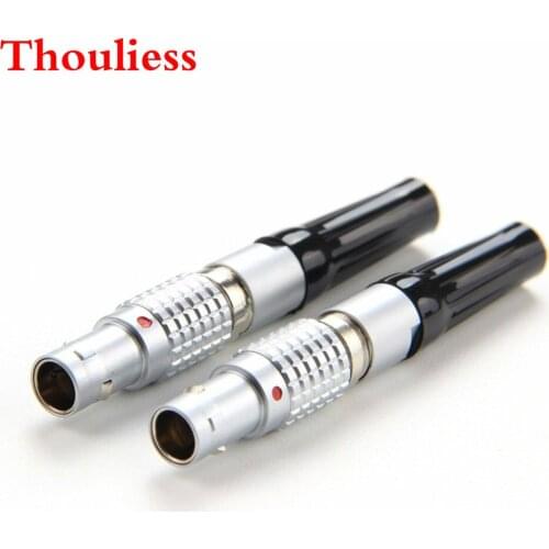 Thouliess 1pair Gold Plated Male headphone Pin for DIY Focal Utopia Cable Connectors ADAPRER