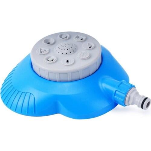 8 Function Garden Grass Sprinkler Turret Sprayer Hose Lock lawn Watering Spray