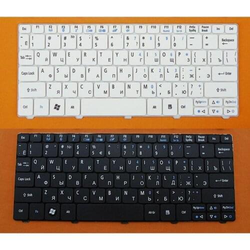 Russian New Replacement Keyboard for Acer Aspire one 532h 521 522 533 D255 D255E D257 D260 D270 D271 ZH9 HAPPY Laptop