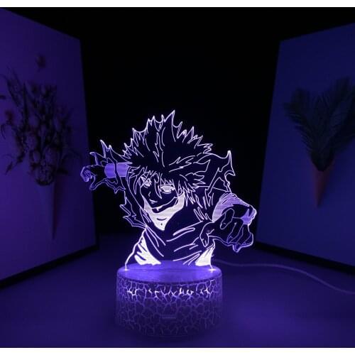 Swinging Out Hand Boy 3D Lamp Visual Illusion White Cracked Base Acrylic Light Guide Plate for Children Festival Birthday Gifts