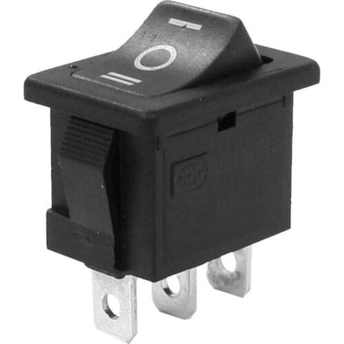 Top quality SPDT ON-OFF-ON 3 Position Snap In Boat Rocker Switch AC 250V/6A 125V/10A