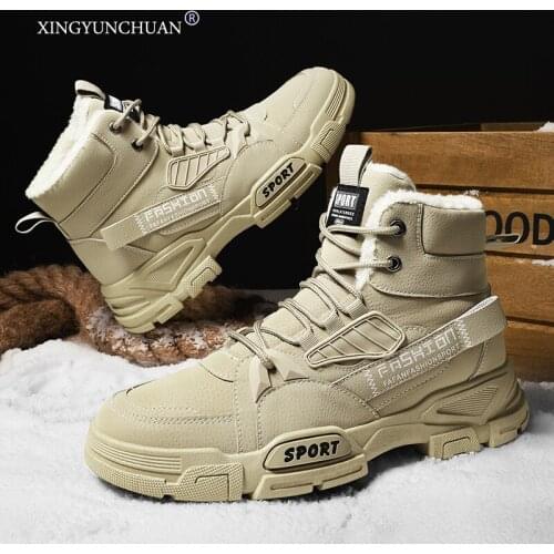 XINGYUNCHUAN Mens Winter Boots
