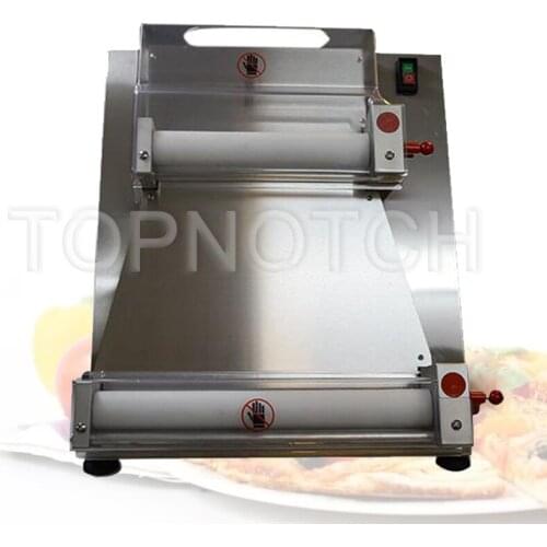10-40 Cm Electric Pizza Dough Press Machine Stainless Steel Dough Roller Sheeter Pastry Presser Chapati Flattening Equipment
