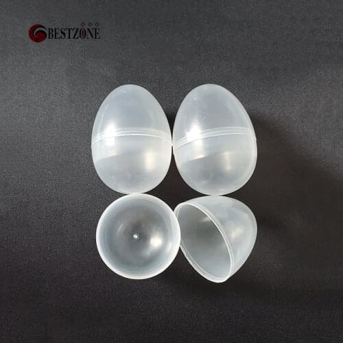 Free shipping 20pcs small transparent Easter egg for gifts or decoration 1.5 inch egg