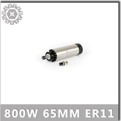 0.8KW 220V Air cooling Spindle Motor CNC 800W 65mm ER11 Air-cooled spindle for Engraving Milling Machine