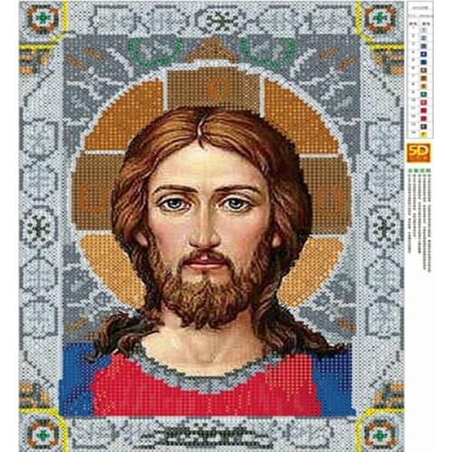 Crystal Diamond Diy 5d diamond painting cross stitch religion icon diamond mosaic needlework crafts diamond embroidery religion