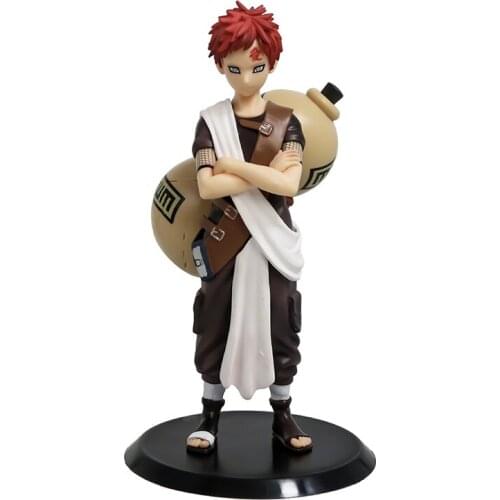 Naruto Shippuden Anime Figure Action GK Sabaku No Gaara Figma 20CM ABS Statue Desktop Collection Toys For Children Gift Doll