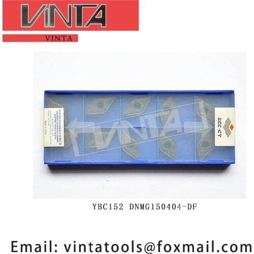 Free shipping high quality 10pcs/lots YBC251 YBC152 YBC252 DNMG150404-DF cnc carbide turning inserts cutting blade tools