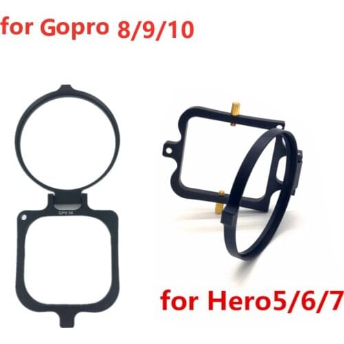 58 Flip Lens Filter Adapter Cover for GoPro Hero 5 Black Hero5 Gopro5 to add CPL UV Starlight Color Soft Close-up Filters 58mm