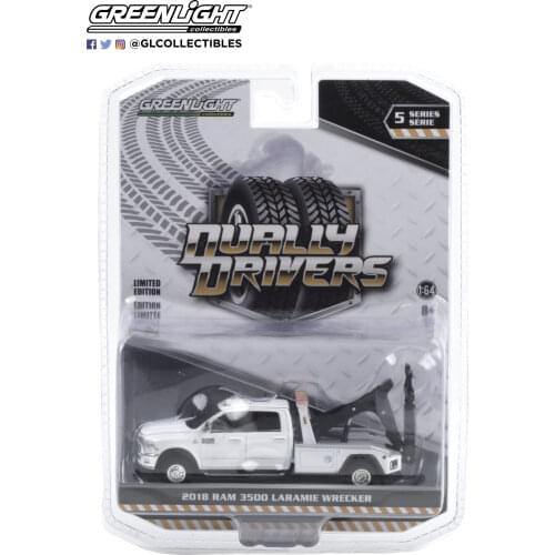 GreenLight 1:64 2018 RAM 3500 LARAMIE WRECKER 46050C Metal Diecast Alloy toy cars Model Vehicles For Children Boys gift hot
