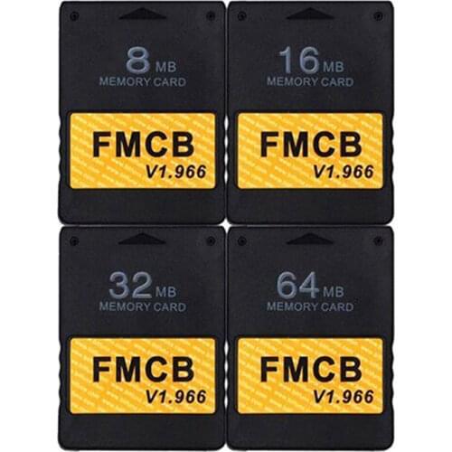 8M / 16M / 32M / 64M Memory Card Save Game Data Stick Module For Sony PlayStation2 PS 2 FMCB Extended Card Game Saver