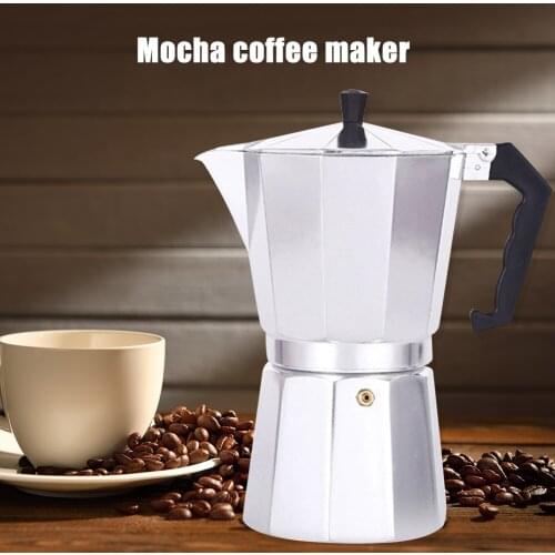 Coffee Maker Moka Percolator Pot Portable Cafe Aluminum Coffee Maker Pot Mocha Espresso Percolator Coffee Kettle