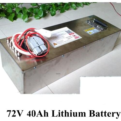 72v 40Ah Li-ion Battery Ternary 18650 Power Lithium Battery Pack High-rate Power Rechargeable Electric Car Electric Motorcycle