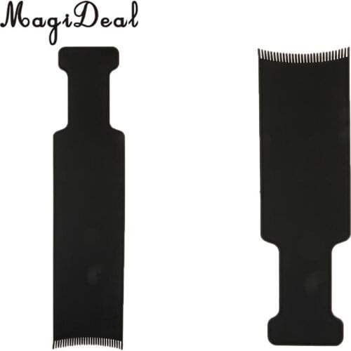Small and Large Flat Top Paddle Board Comb, Salon Barber Hair Highlights Board Hair Coloring Comb for Hair Dyeing