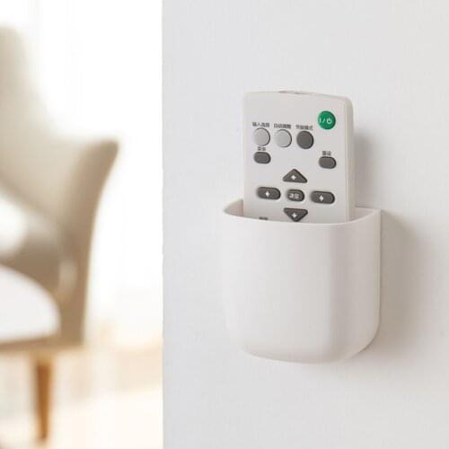 Multi-function Wall Mounted Organizer Remote Control Storage Box Phone Holder Air Conditioner TV Remote Storage Box Holder