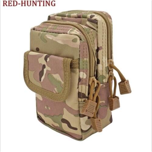 Multi-function Hunting Bag Outdoor Molle Backpack Vest Accessory Tactical Combat Molle Waist Belt Bag Pouch