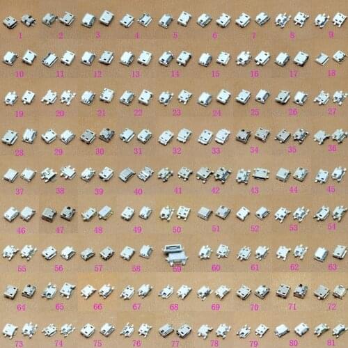 YuXi 81 model charging mini micro usb port connector jack 7pin 5 pin socket female V8 for nokia huawei samsung replacement parts