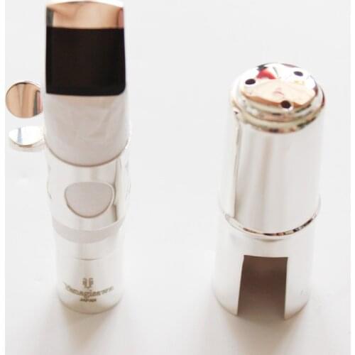 Music Fancier Club Professional Tenor Soprano Alto Saxophone Metal Mouthpiece Silver Plated Sax Mouth Pieces Accessories D7 D8