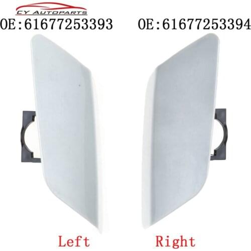 New Left And Right Front Bumper Headlight Lamp Washer Jet Nozzle Cover Cap For Bmw 3 E92 E93 2010-2014 61677253393 61677253394