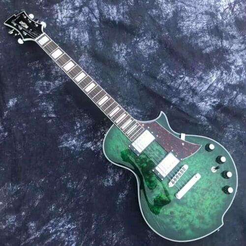 OEM Genuine 6 String Gray Green Perfect Electric Guitar Boys And Girls Love Free Delivery