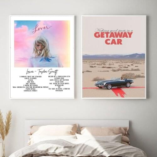 American Female Singer T-Swizzle Posters and Print Music Wall Art Picture Canvas Painting Swiftie Gift Bedroom Home Room Decor