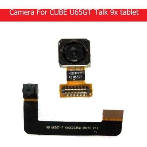Genuine Front & Rear camera for CUBE U65GT Talk 9x tablet back camera flex cable for Cubi U65GT talk 9x Front Camera good tested