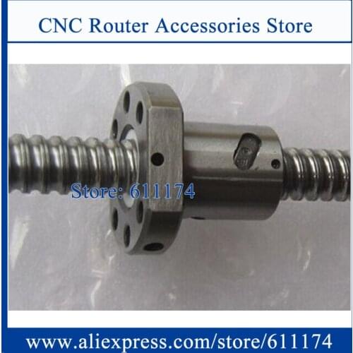 SFU2005 ball screw total length L-800mm/900mm BK/BF15 end machined + METAL DEFLECTOR Ballscrew nut