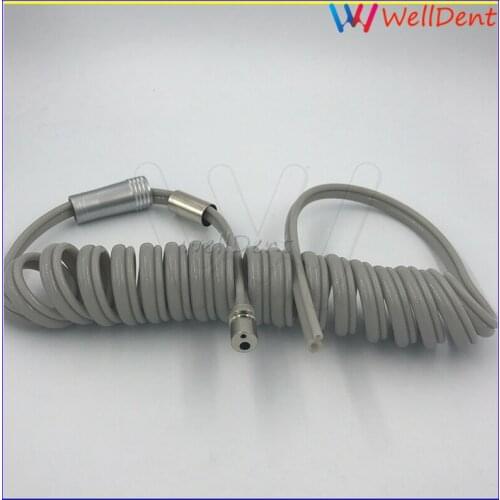 Dental 2 Holes High Speed handpiece Spiral type Hose Tubing With Connector Dental Chair Unit Tube Silicone Pipe
