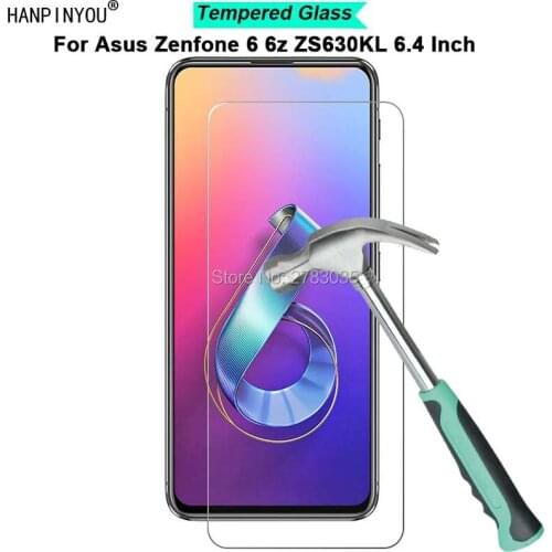 For Asus Zenfone 6 6z ZS630KL 6.4" New 9H Hardness 2.5D Ultra-thin Toughened Tempered Glass Film Screen Protector Protect Guard