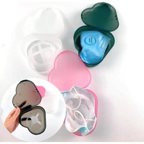 Moisture-proof Mask Holder Small Object Storage Storage Box Dustproof Portable Mask Dust-proof Mask Holder Small Object Storage