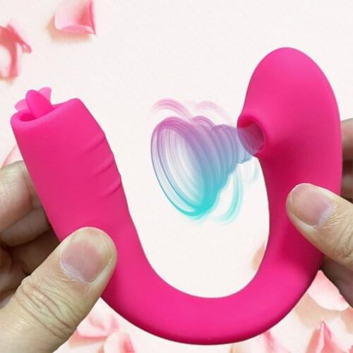 10-Frequency Tongue Licking Nipple Massager Adult Products Clitoral Sucking Stimulator Female Masturbator Sex Toys for Couple