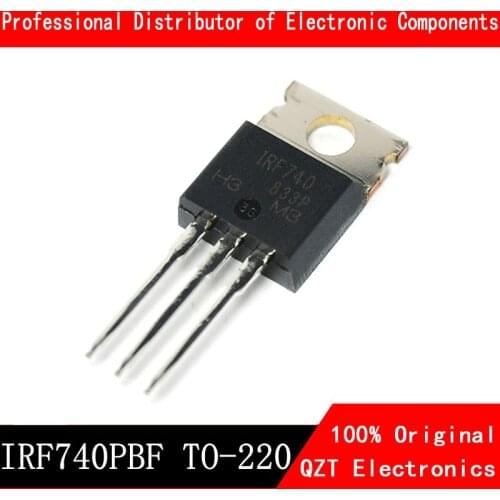 10pcs IRF740 IRF740PBF MOSFET N-Chan 400V 10 Amp TO-220 new original