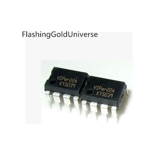 Free shipping 100PCS VIPER22A VIPER22 DIP-8 New original