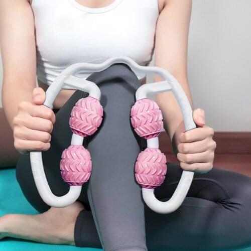 2020 Yoga Massage Roller Trigger Point Massage Rollers for Arm Leg Neck Muscle Tissue for Fitness Gym Pilates Sports Accesories
