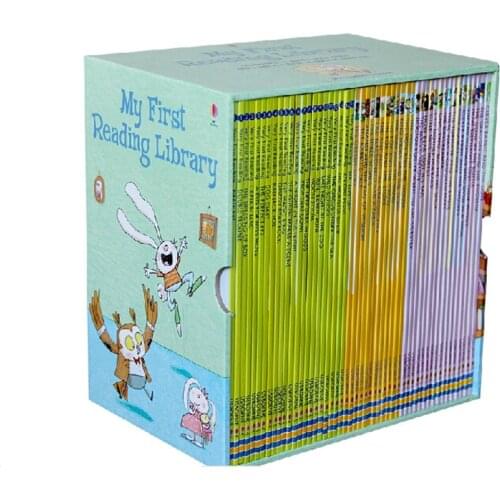 50 books/set Usborne My Frist Reading Library English Picture story Books kids words learning guide child read in early stages