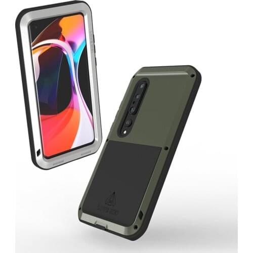 Armor Shockproof Case for Xiaomi Mi 10 Mi10 Pro 5G case Metal Silicone phone case for Xiaomi Mi 10 Pro Cases Cover Coque Funda