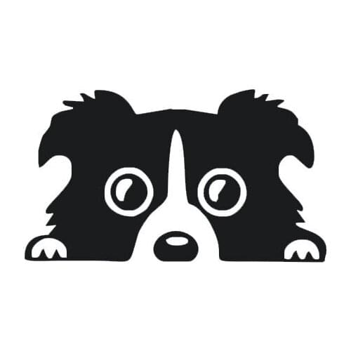 Cartoon Dog Car Stickers Reflective Personality Body Stickers Glue Sticker Oem Window PVC 14 Not Packaged Changsen