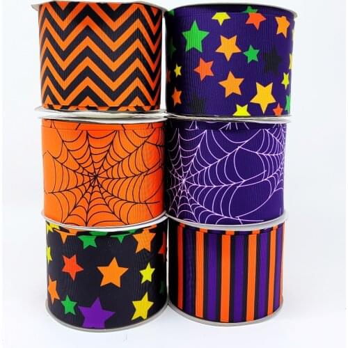 Free shipping 10 yards cartoon printed grosgrain ribbon 42961