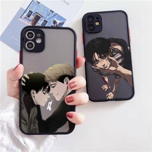 Kill Stalker Soft Cover Phone Case Black Transparent Matte For IPhone 7 8 11 12 S Mini Pro X XS XR MAX Plus Cover Shell