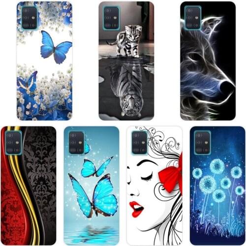 For Samsung A31 Case Silicone TPU Phone Case For Samsung Galaxy A31 A 31 A315F A315 A51 SM-A315F Case Soft Protective Back Cover
