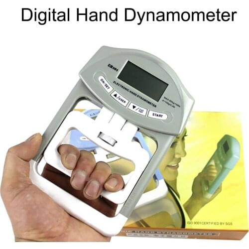 Digital Hand Dynamometer Grip Accurate Reading Strength Measurement Meter Auto Capturing Hand Grip Power 200 Pounds