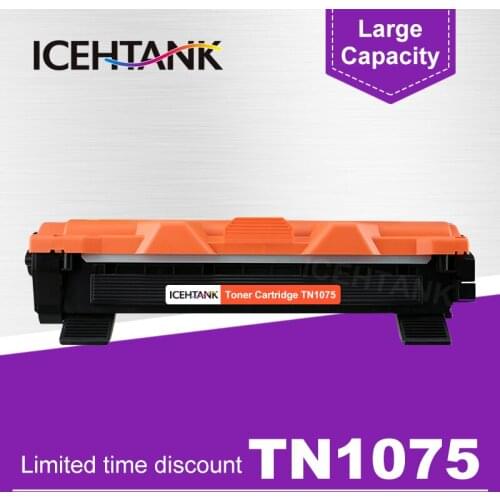 ICEHTANK TN1075 toner cartridge compatible for Brother TN1030 TN1050 TN1060 TN1070 HL-1110 1210 MFC-1810 DCP-1510 1610W