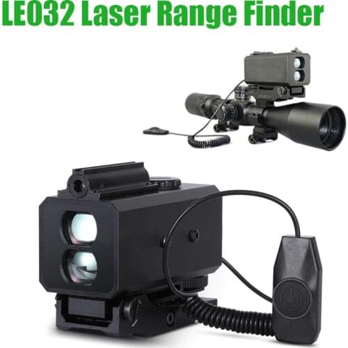 LE032 700M Rangefinder Mate Mini Laser Range Finder with Adjustable Scope Mount for Hunting Rilfe Scope Laser Speed Velometer