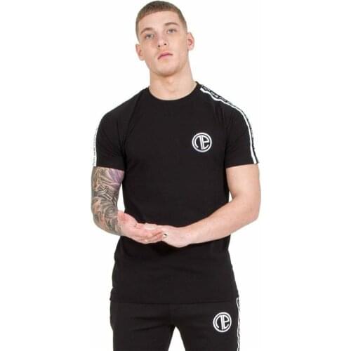 HETUAF new cotton T-shirt mens new summer street wear hip-hop T-shirt brand fashionable short sleeve printed fitness T-shirt