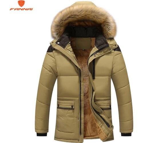 Men coat winter jacket men warmed outerwear with a hood warm coat Top brand clothing Mens winter jacket Cotton coat